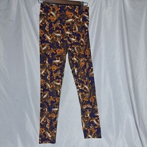 Lularoe Disney Tigger‎ OS One Size Leggings Fits Sz 2-10